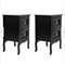 Set of 2 Nightstand Bedside End Table Shelf with 2 Drawers Bedroom Furniture